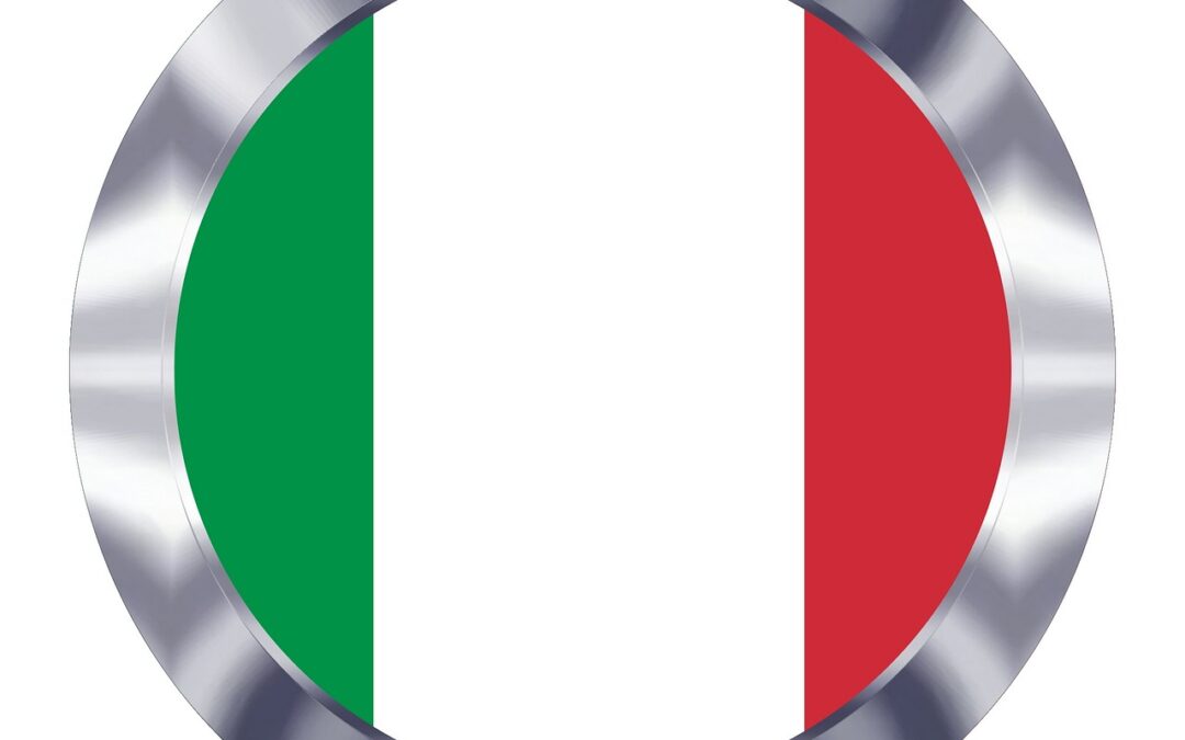 Bandera de Italia. Traducciones baratas en italiano